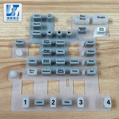提供Agilent安捷倫DSOX3104A示波器專(zhuān)用硅膠按鍵定制